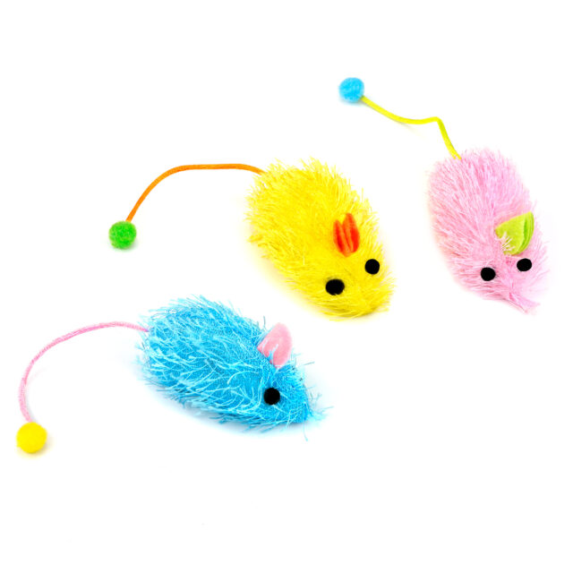 WONPET Cat Cotton Toys Ratos Cat Supply com Catnip