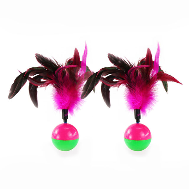 Cat Supply Cat Toy Feather Cat Ball