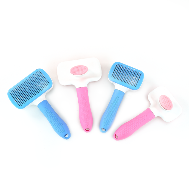 Pet Plastic Brush Dog Grooming Brush pro použití u psů