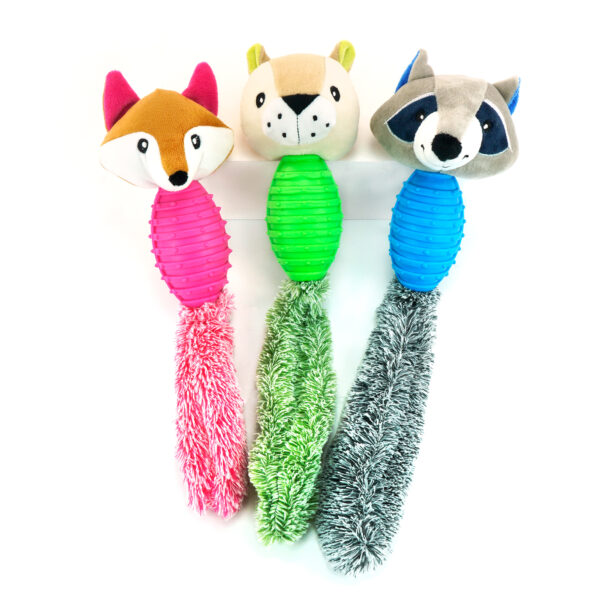 Plush Dog Toys with TPR Toys