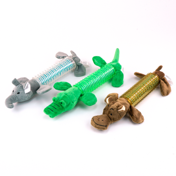 Plush Dog Toys with TPR