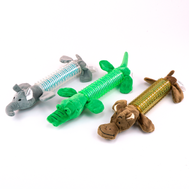 Plush Dog Toys with TPR