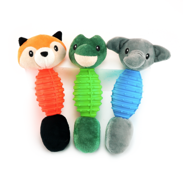 Plush Dog Toys with TPR