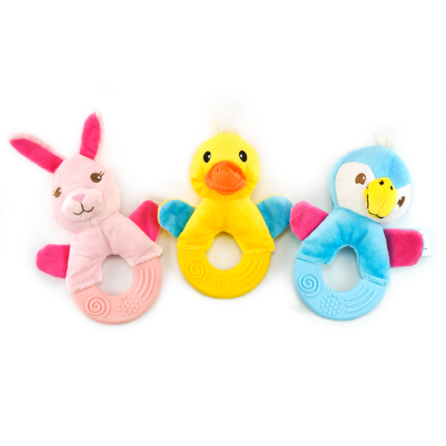 Plush Dog Toys with TPR