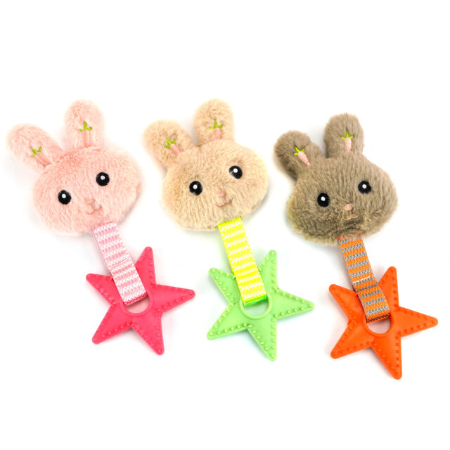 Plush Dog Toys with TPR