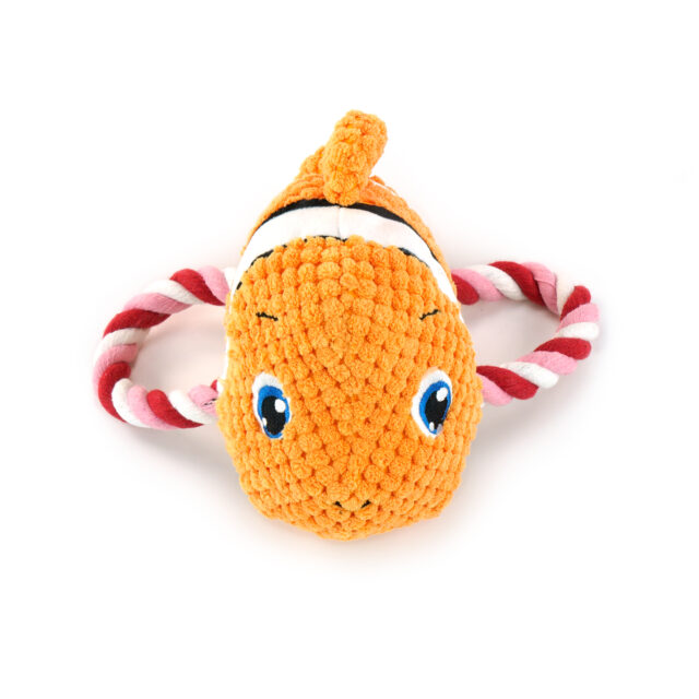 Plush Dog Toys with Rope