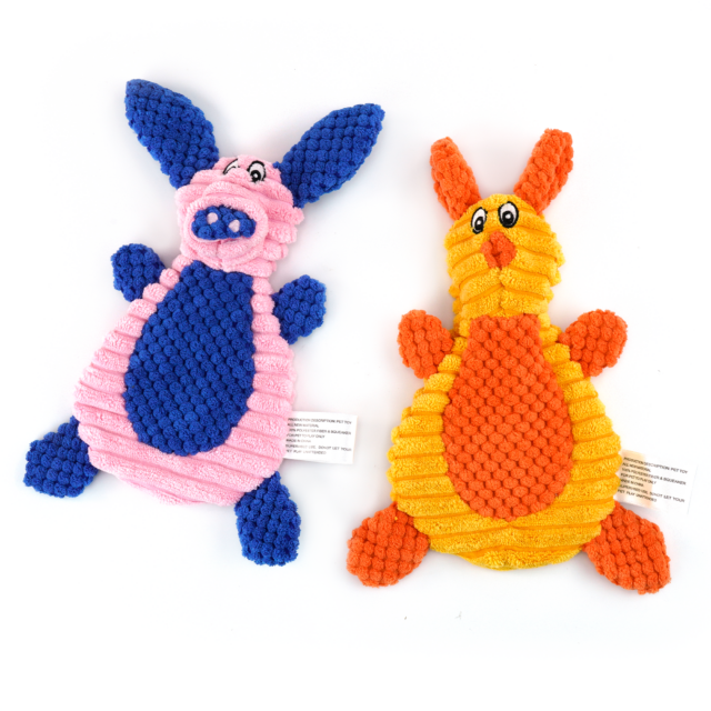 Plush Dog Toys with Crackle Sound