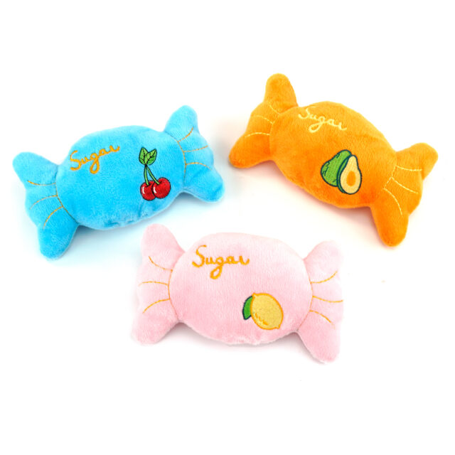 Plush Dog Toys with Crackle Sound