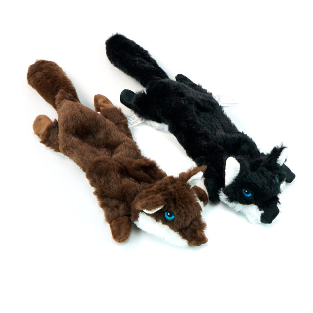 Plush Dog Toys with Crackle Sound
