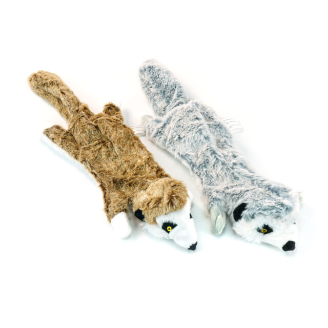 Plush Dog Toys with Crackle Sound