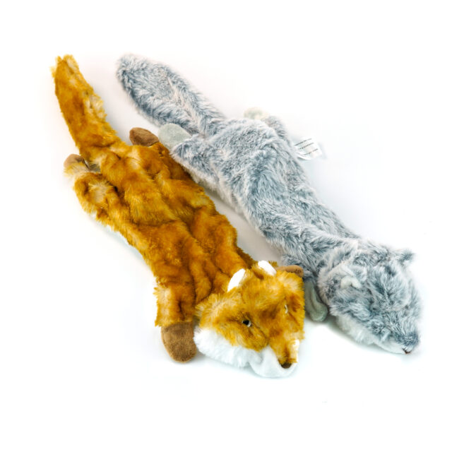 Plush Dog Toys with Crackle Sound