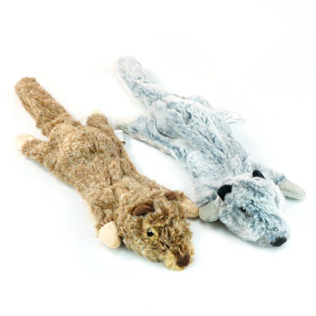 Plush Dog Toys with Crackle Sound