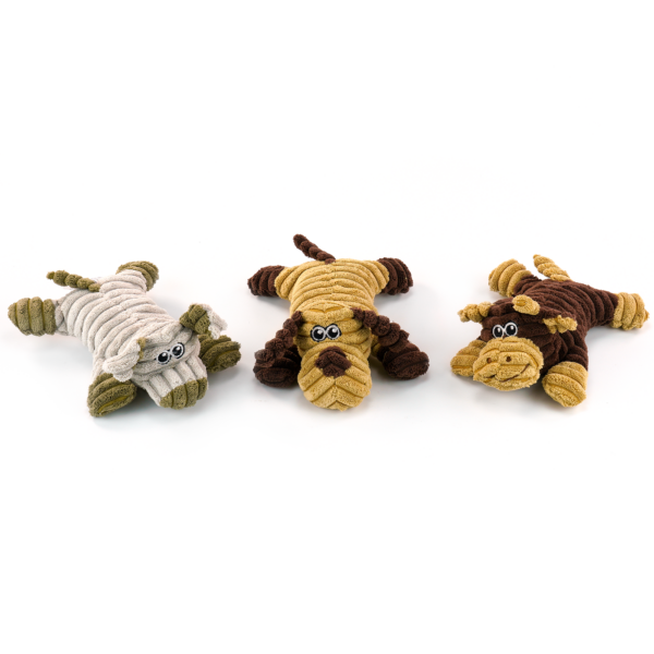 Plush Dog Toys with Crackle Sound