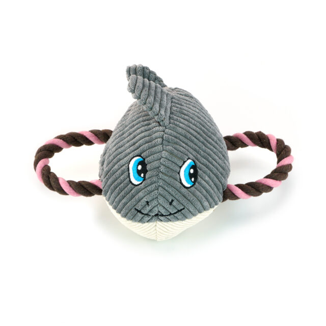 Plush Dog Toys with Rope
