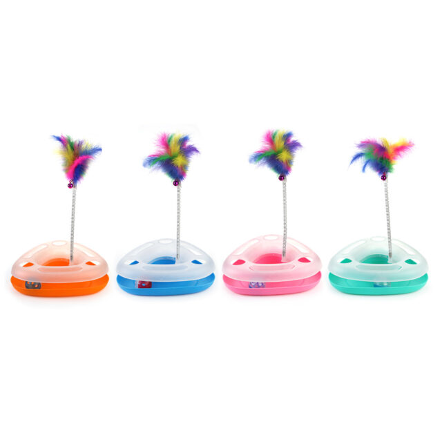 Gato Brinquedos Gato Engraçado Prato Brincando Brinquedo