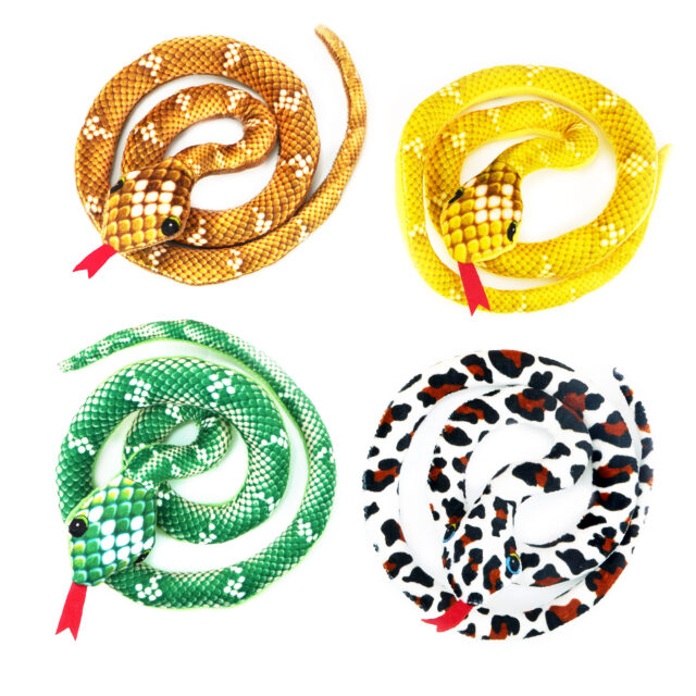 Cat Toys in Snake Shape with Squeaky