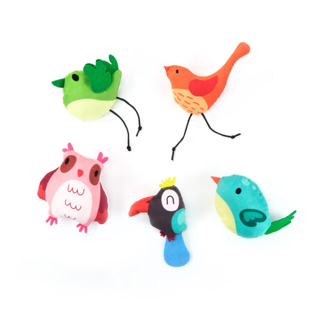 Cat Toys in Bird Shape