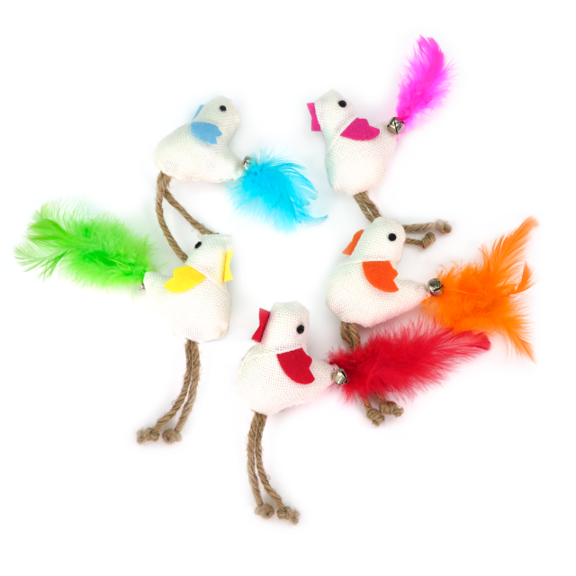 Cat Toys in Bird Shape