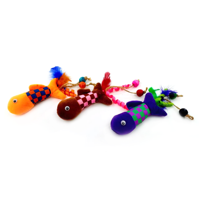 Cat Toys in Cartoon Face