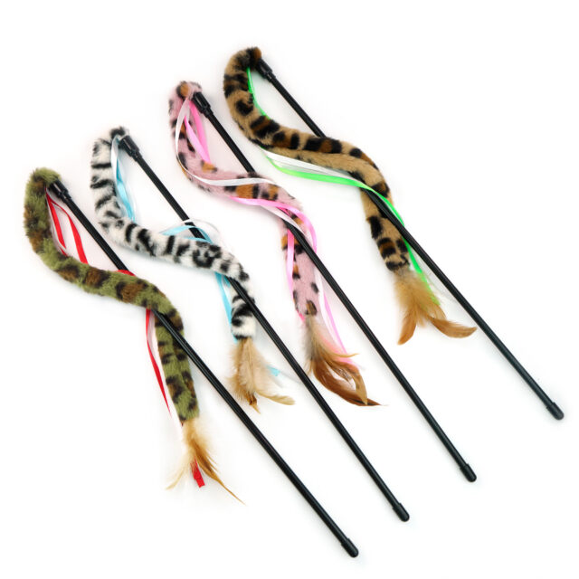 WONPET Cat Supply Cat Wand Cat Stick