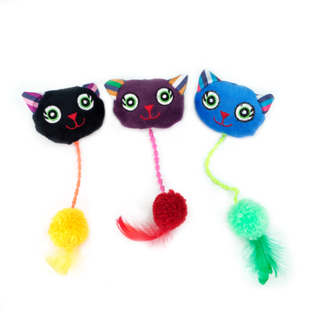 Cat Toys in Cartoon Face