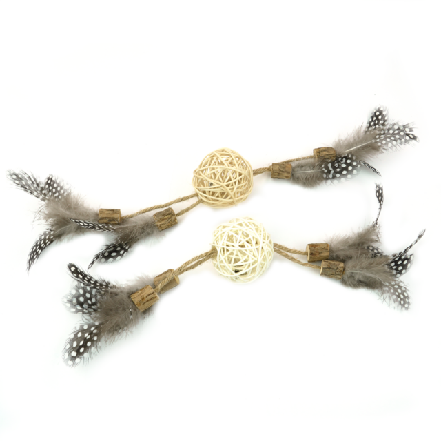 Cat Toys with Rattan Balls