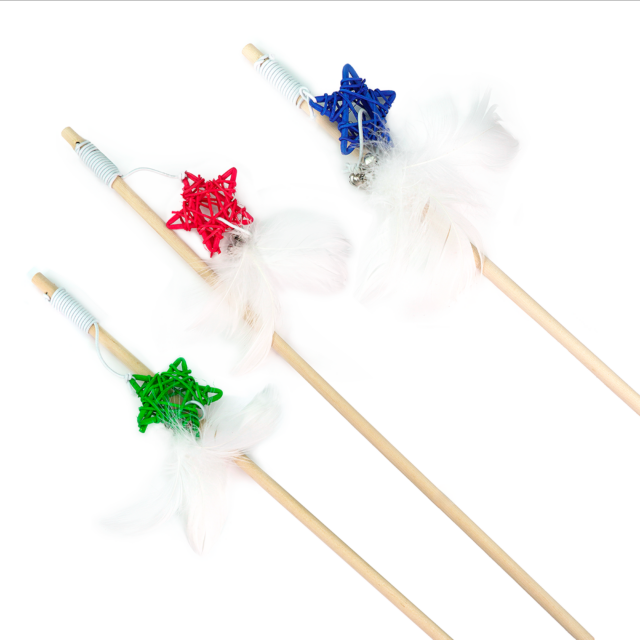 WONPET Cat Supply Cat Wand Cat Stick